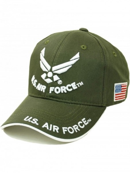 Baseball Caps U.S. Air Force Official Licensed Military Hats USAF Wings Veteran Retired Baseball Cap - Olive- U.s. Air Force ...