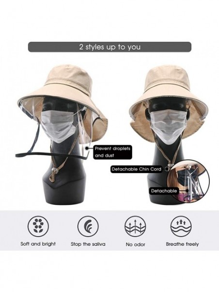 Sun Hats UPF 50 Sun Hats for Women Wide Brim Safari Sunhat Packable with Neck Flap Chin Strap Adjustable - 1005khaki - CO1970...