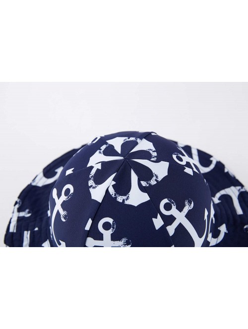 Sun Hats Baby Girls UV Sun Cap UPF 50+ Sun Protection Bucket Hat 3-6Y - Black02 - C518A883QO6 $17.41