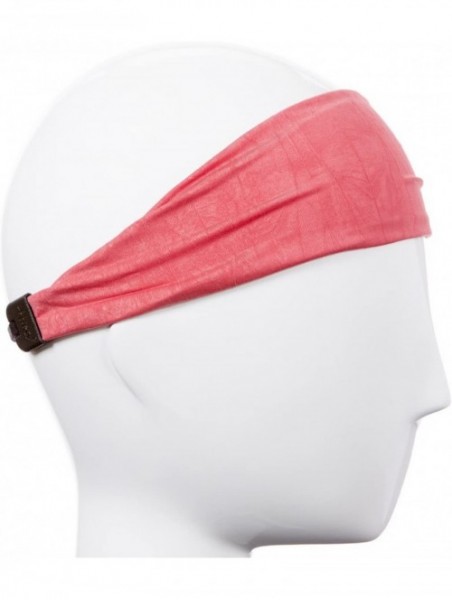 Headbands Xflex Crushed Adjustable & Stretchy Wide Softball Headbands for Women & Girls - Lightweight Crushed Coral - CT17XWL...