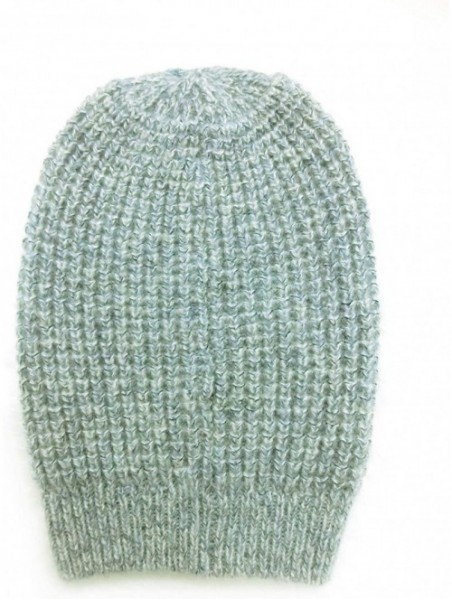 Skullies & Beanies Warm and Super Soft Premium Wool Slouchy Beanie Hat For Men and Women - Blue - CQ189ORXH2U $21.98