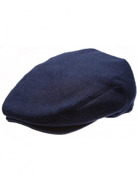 Newsboy Caps Men's Premium Wool Blend Classic Ivy Hat with Socks. - Navy - C712I5DA17B $20.12