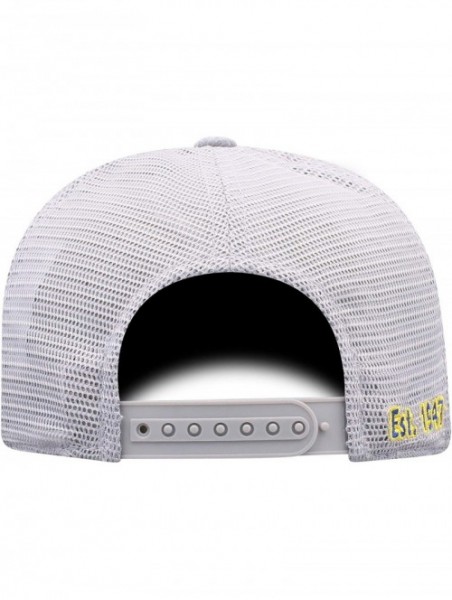 Baseball Caps Gray w/Blue and Yellow Logo Adjustable Snapback Hat - CI18LLNGQHK $29.46