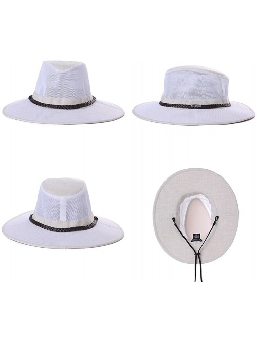 Sun Hats FANCET Bucket Hat for Women Foldable Sun UV SPF Cotton Hunting Fishing - 99069_beige - C218E2K4NYW $18.55