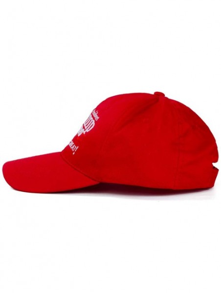 Baseball Caps Campaign Cap Hat - President Trump 2020 Make America Great Again - Red - CB18QS7WYZH $14.96