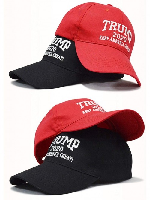 Baseball Caps Campaign Cap Hat - President Trump 2020 Make America Great Again - Red - CB18QS7WYZH $14.96