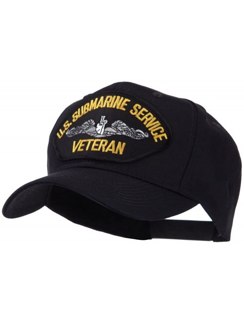 Baseball Caps Veteran Military Large Patch Cap - Submarine Service - CF11FITS9YJ $24.00