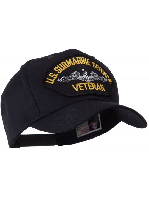 Baseball Caps Veteran Military Large Patch Cap - Submarine Service - CF11FITS9YJ $24.00