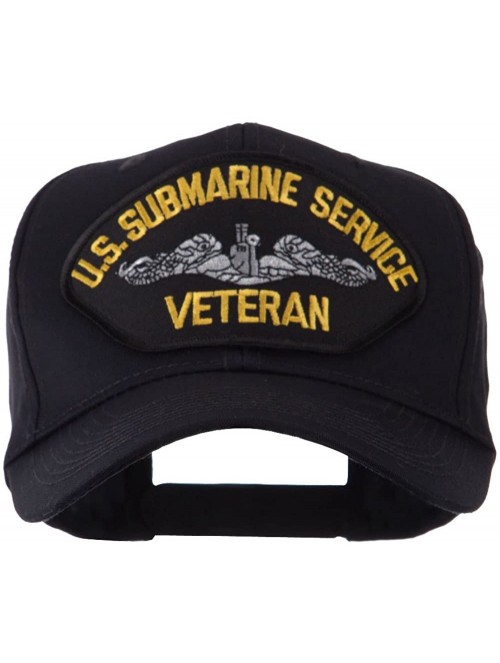 Baseball Caps Veteran Military Large Patch Cap - Submarine Service - CF11FITS9YJ $24.00