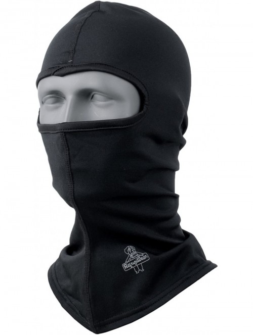 Balaclavas Flex-Wear Lightweight Lined Long Neck Open Hole Balaclava Face Mask - Black - CJ12N2012OI $29.33