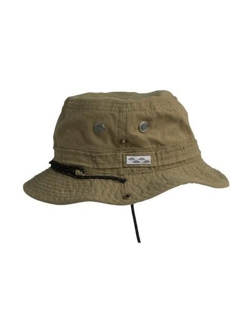 Sun Hats Yellowstone Cotton Outdoor Hiking Hat - Olive - CQ1105L1BVD $40.81