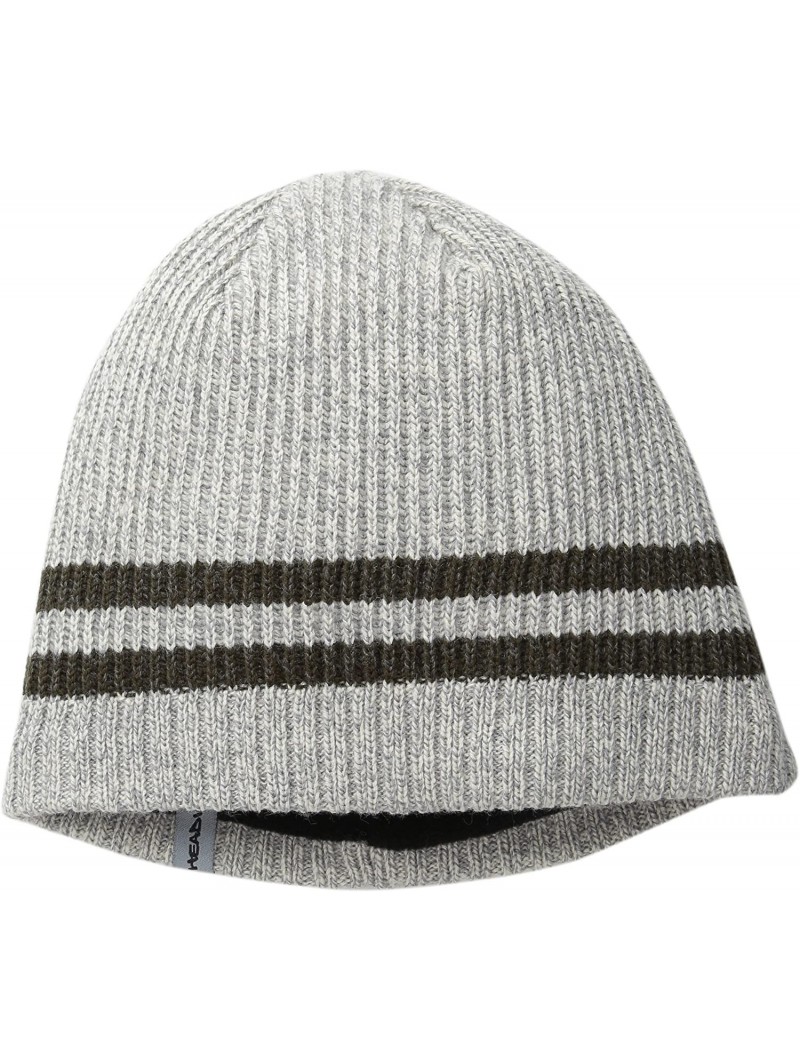 Skullies & Beanies Turtle Fur Men's Mr. Happy- Fleece Lined Slouchy Knit Beanie - Oatmeal - CV115E6OTCH $31.00