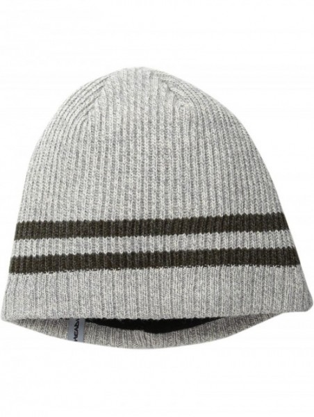 Skullies & Beanies Turtle Fur Men's Mr. Happy- Fleece Lined Slouchy Knit Beanie - Oatmeal - CV115E6OTCH $31.00