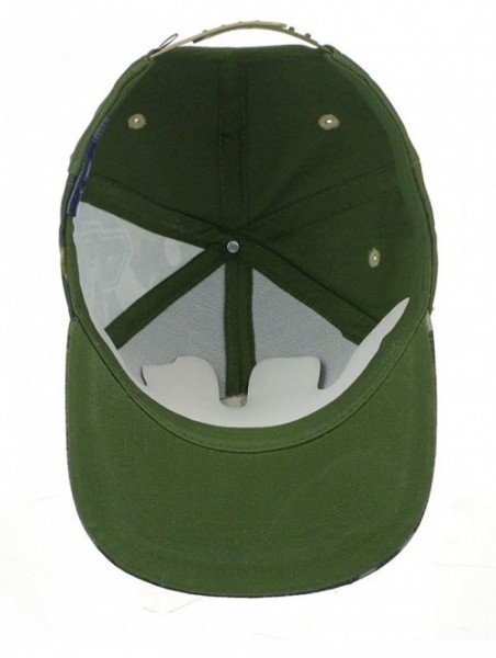 Baseball Caps High Definition Cotton Hemp Marijuana Embroidered Camo Baseball Cap - Olive - C518S44HGU8 $15.69