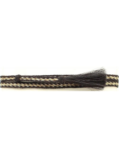 Cowboy Hats Men's Horsehair Hat Band W/ Tassels Natural One Size - CU11I69OZNH $40.73