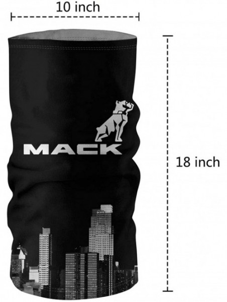 Balaclavas Mens Womens Mack-Trucks-Symbol-Logo-Neck Gaiter Multifunctional Face Cover Reusable - White-164 - CL1985G6RGZ $17.31