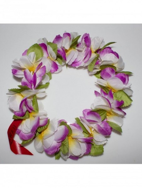 Headbands The Hawaii Elastic Headband-haku lei - Purple /White - CZ18765NSXO $15.12