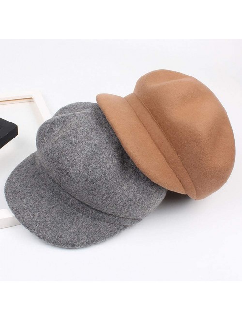 Berets Womens Berets Hats Stylish Newsboy Cap Hat Ivy Sweet Berets Winter Warm Headwear - Style1446_grey - CB18IL5GUCW $24.85