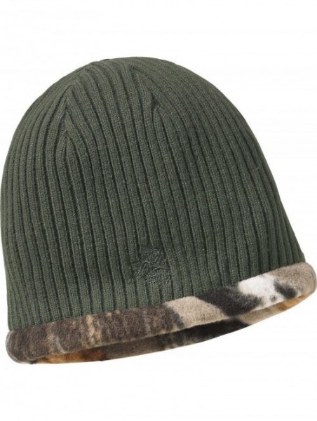 Skullies & Beanies Men's Trophy Buck Reversible Knit Camo Hat - Army - C312KBA7IPJ $20.27