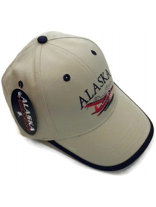 Baseball Caps Alaska Bush Float Plane with Blue Trim Adult Ball Cap Hat OSFA - CE12KUPM9WN $18.94