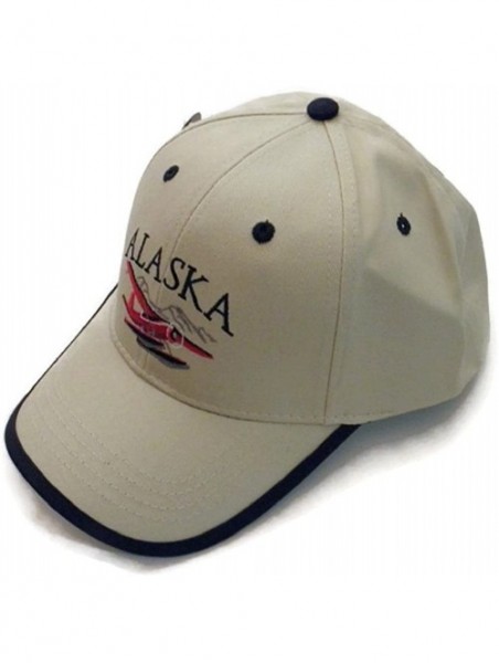 Baseball Caps Alaska Bush Float Plane with Blue Trim Adult Ball Cap Hat OSFA - CE12KUPM9WN $18.94