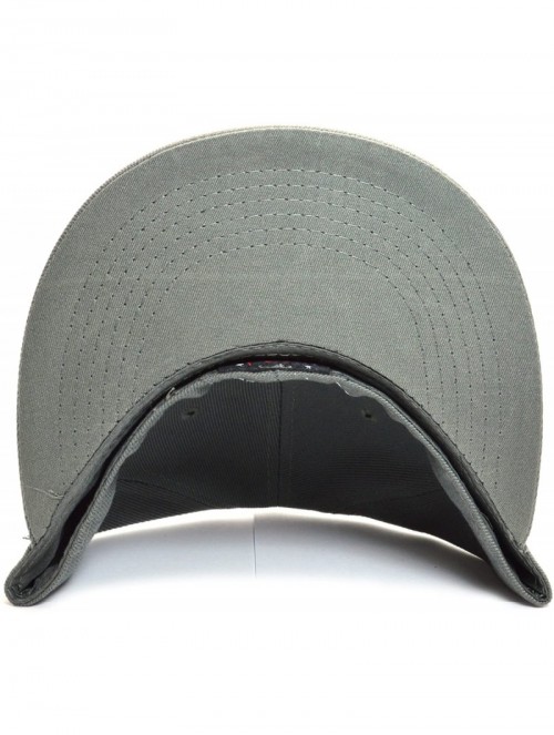 Baseball Caps Michoacan Mexico City Fitted Hat Closed Back Flat Bill Snapback Cap AYO4314 - Gray - C118D3QC0NA $18.05