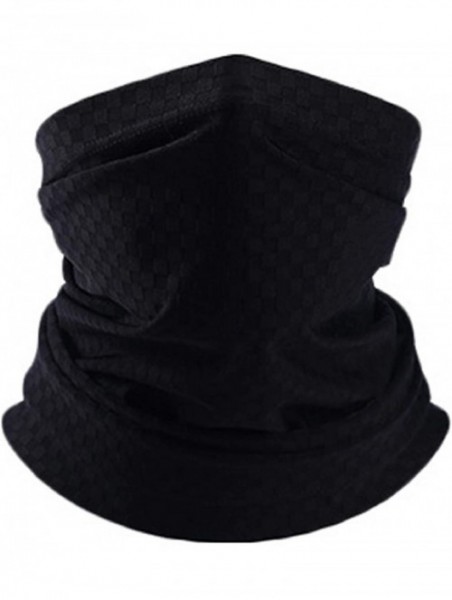 Balaclavas Neck Gaiter Scarf Sun UV Protection Balaclava Breathable Face Mask Outdoor Activity Head Wrap - Black 3 - C5198S7K...