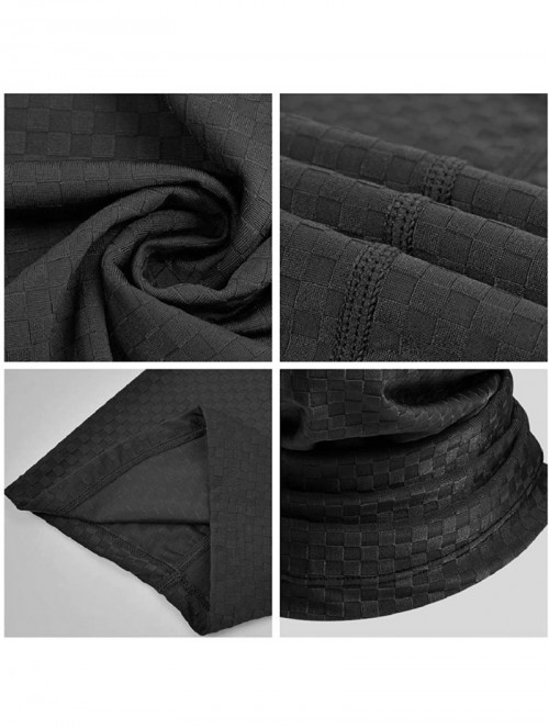 Balaclavas Neck Gaiter Scarf Sun UV Protection Balaclava Breathable Face Mask Outdoor Activity Head Wrap - Black 3 - C5198S7K...