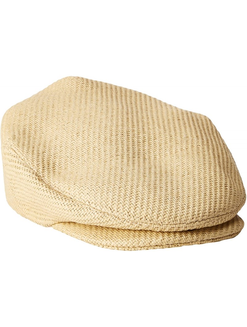 Newsboy Caps Women's Soft Straw Weave Ivy Hat with Cotton Lining - Wheat - CC114WCKCJN $36.61