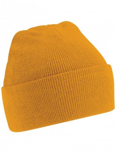 Skullies & Beanies Original cuffed beanie - Yellow - C811JZ07KY7 $12.52