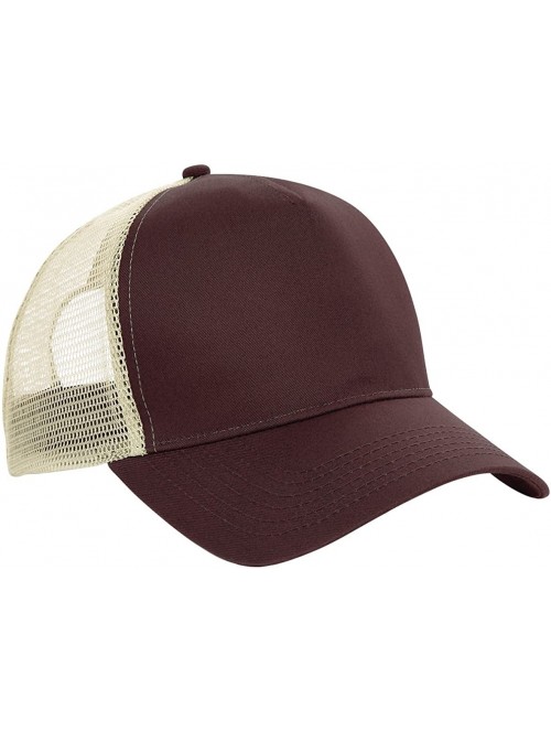 Baseball Caps Snapback Trucker - Burgundy/ Light Grey - CP11JZ062FZ $12.53