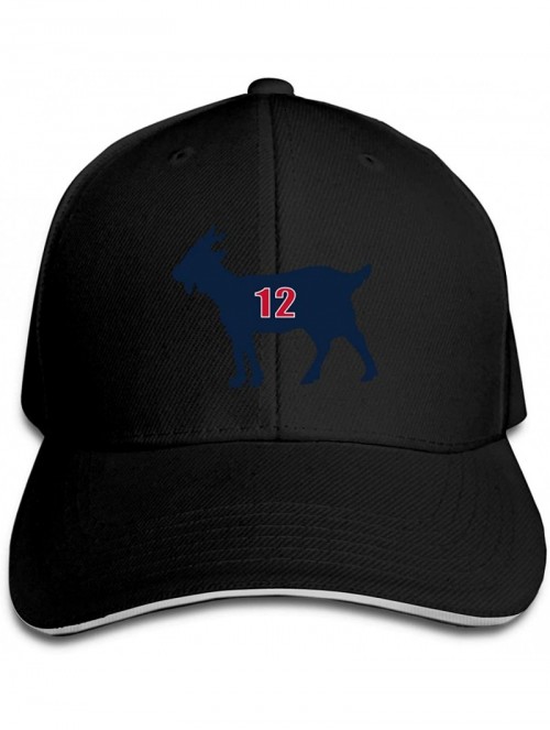 Baseball Caps Adjustable Baseball Cap Blue Navy England Brady Goat Cool Snapback Hats - Black8 - CX18Z3YOUQZ $12.52