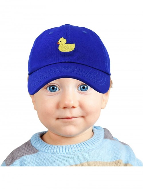 Baseball Caps Cute Ducky Soft Baseball Cap Dad Hat - Xxs / Xs / S - Royal Blue - CY18LXN7MH7 $17.42