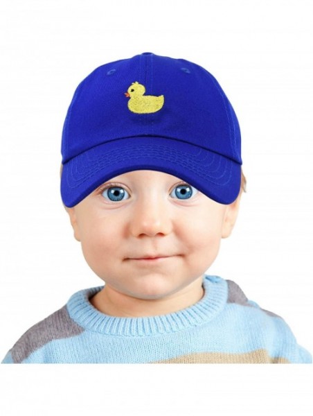 Baseball Caps Cute Ducky Soft Baseball Cap Dad Hat - Xxs / Xs / S - Royal Blue - CY18LXN7MH7 $17.42