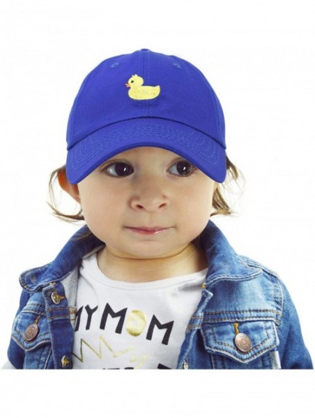 Baseball Caps Cute Ducky Soft Baseball Cap Dad Hat - Xxs / Xs / S - Royal Blue - CY18LXN7MH7 $17.42