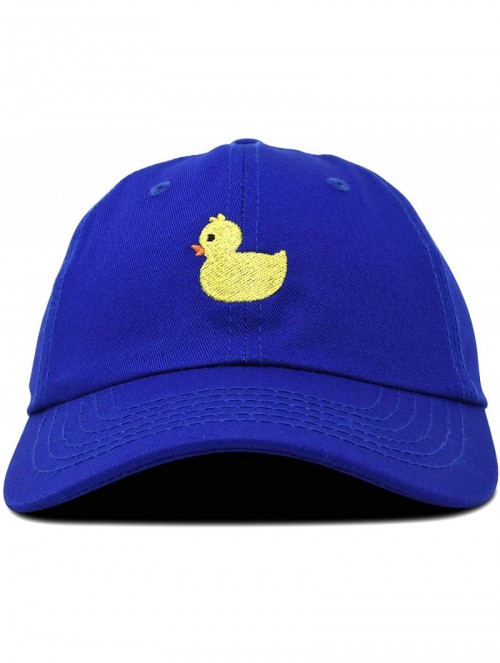 Baseball Caps Cute Ducky Soft Baseball Cap Dad Hat - Xxs / Xs / S - Royal Blue - CY18LXN7MH7 $17.42