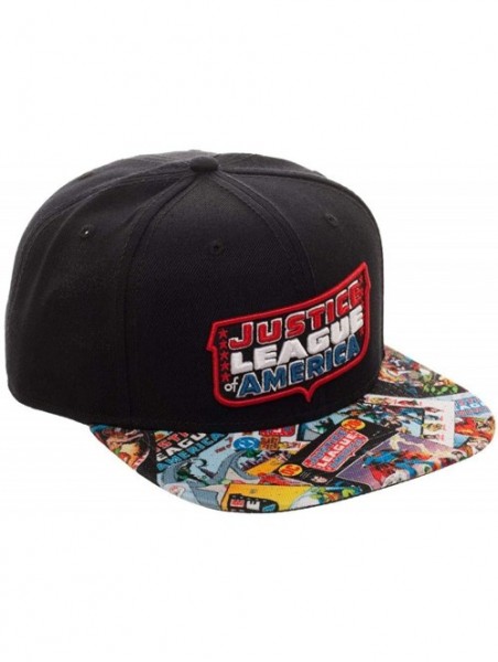 Baseball Caps DC Comics Justice League DC Comics Justice League Fashion Flatbill - CB187I80RMR $19.18