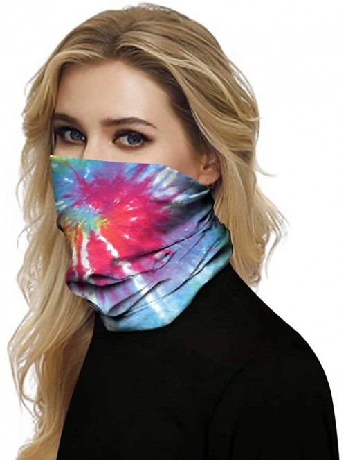 Skullies & Beanies Seamless Rave Face Mask Bandana Dust Wind UV Sun- Neck Gaiter Tube Mask Headwear- Motorcycle Women Men Fac...