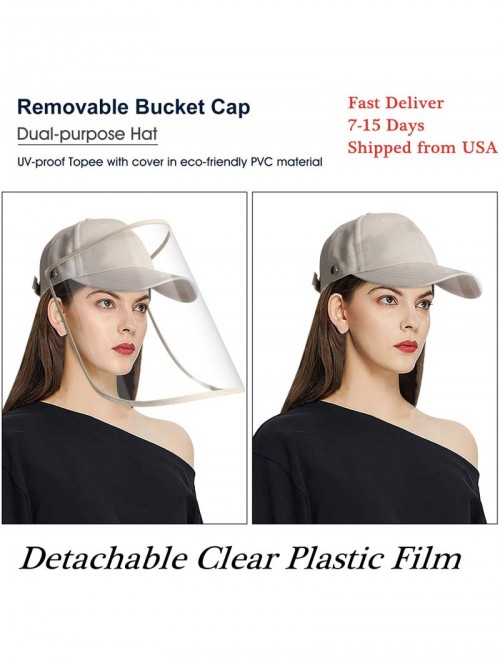 Baseball Caps Baseball Hat- Bucket Hat Men & Women- Fashion Sun Hat UV-Proof - H-beige - CZ198UGXR0E $20.28