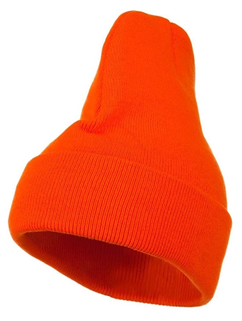 Skullies & Beanies Thinsulate Cuffed Beanie - Safety Orange - Orange - CO1172V5SGX $15.90