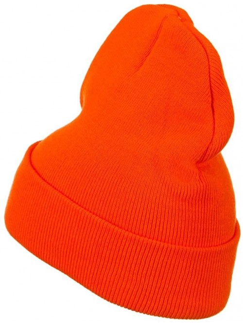 Skullies & Beanies Thinsulate Cuffed Beanie - Safety Orange - Orange - CO1172V5SGX $15.90