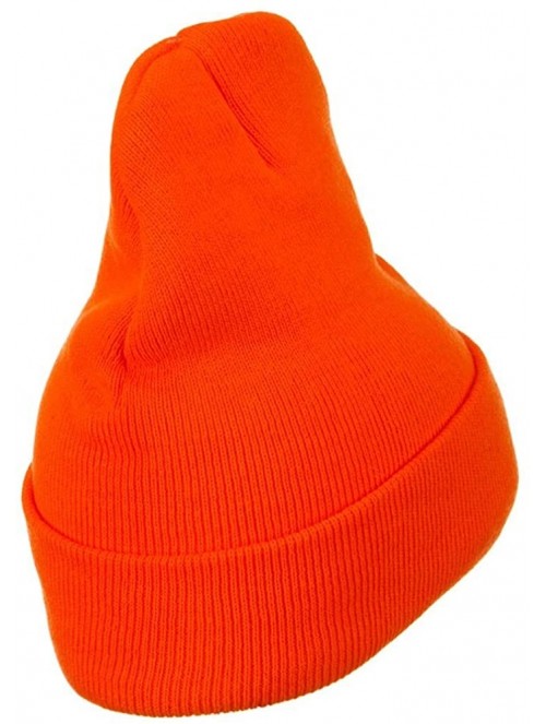 Skullies & Beanies Thinsulate Cuffed Beanie - Safety Orange - Orange - CO1172V5SGX $15.90