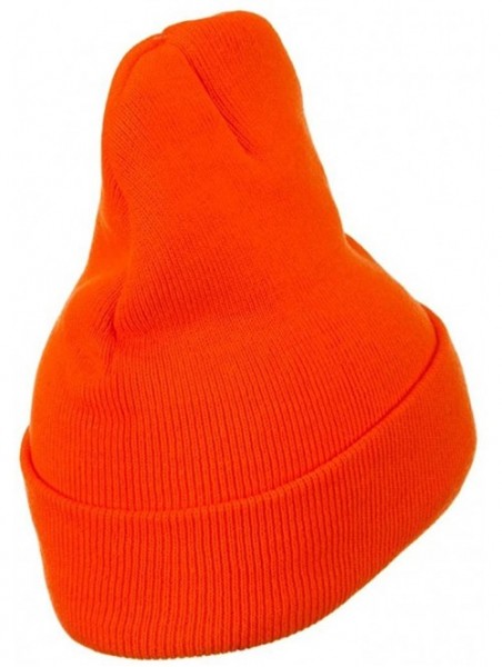 Skullies & Beanies Thinsulate Cuffed Beanie - Safety Orange - Orange - CO1172V5SGX $15.90