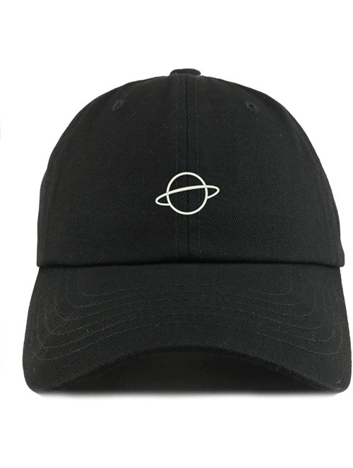 Baseball Caps Planet Embroidered Low Profile Soft Cotton Dad Hat Cap - Black - C218D4X96NX $22.00