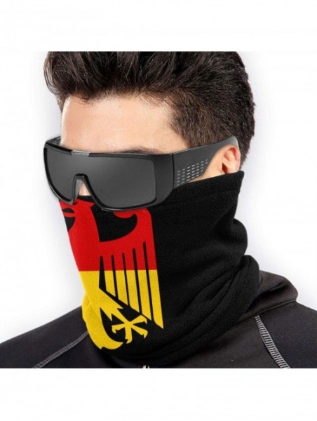 Balaclavas German Flag Micro Fiber Seamless Windproof Bandana & Face Mask & Neck Warmer Gaiter Shield - for Unisex - Black - ...