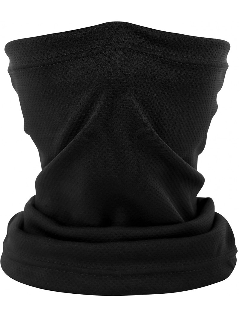 Balaclavas Windproof Balaclava Bandana Headwrap Breathable Neck Giater for Outdoor Sports - Black - CO199I0N37G $15.49