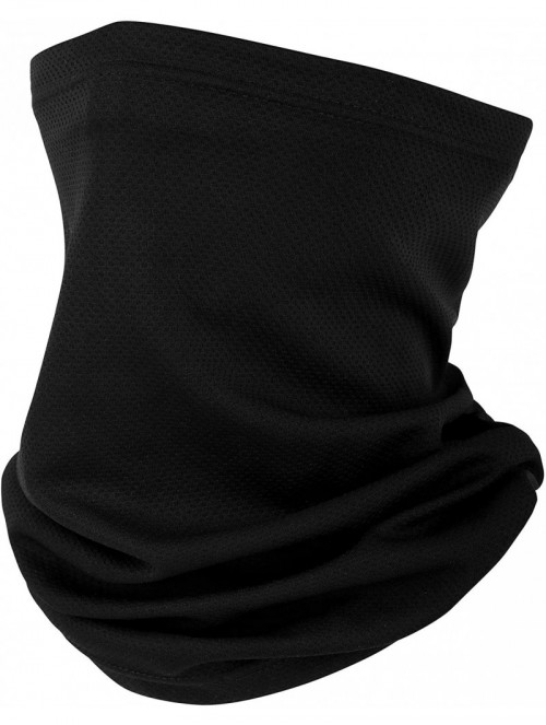 Balaclavas Windproof Balaclava Bandana Headwrap Breathable Neck Giater for Outdoor Sports - Black - CO199I0N37G $15.49