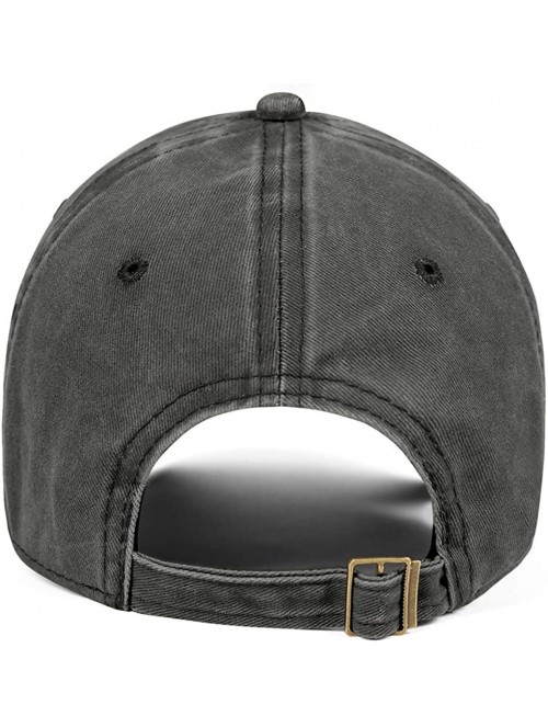 Baseball Caps Off-Road-Mountain-Deer Men Women Funny Denim Hat Adjustable Snapback Baseball Cap - Black-76 - CV18WY62CT7 $23.47