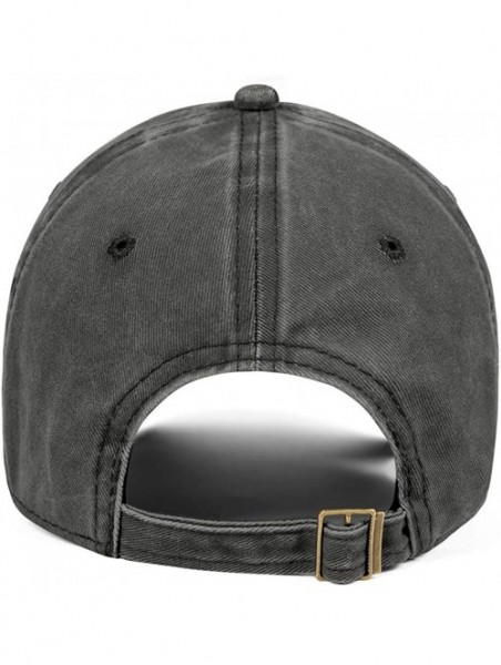 Baseball Caps Off-Road-Mountain-Deer Men Women Funny Denim Hat Adjustable Snapback Baseball Cap - Black-76 - CV18WY62CT7 $23.47