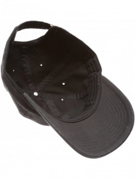 Baseball Caps Plain Stonewashed Cotton Adjustable Hat Low Profile Baseball Cap. - Black - CV12NSEH286 $12.90